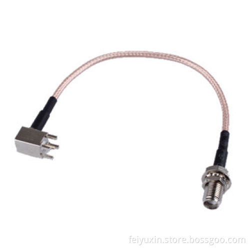SMA Female to BMA PCB Connector, RG316 L=150MM